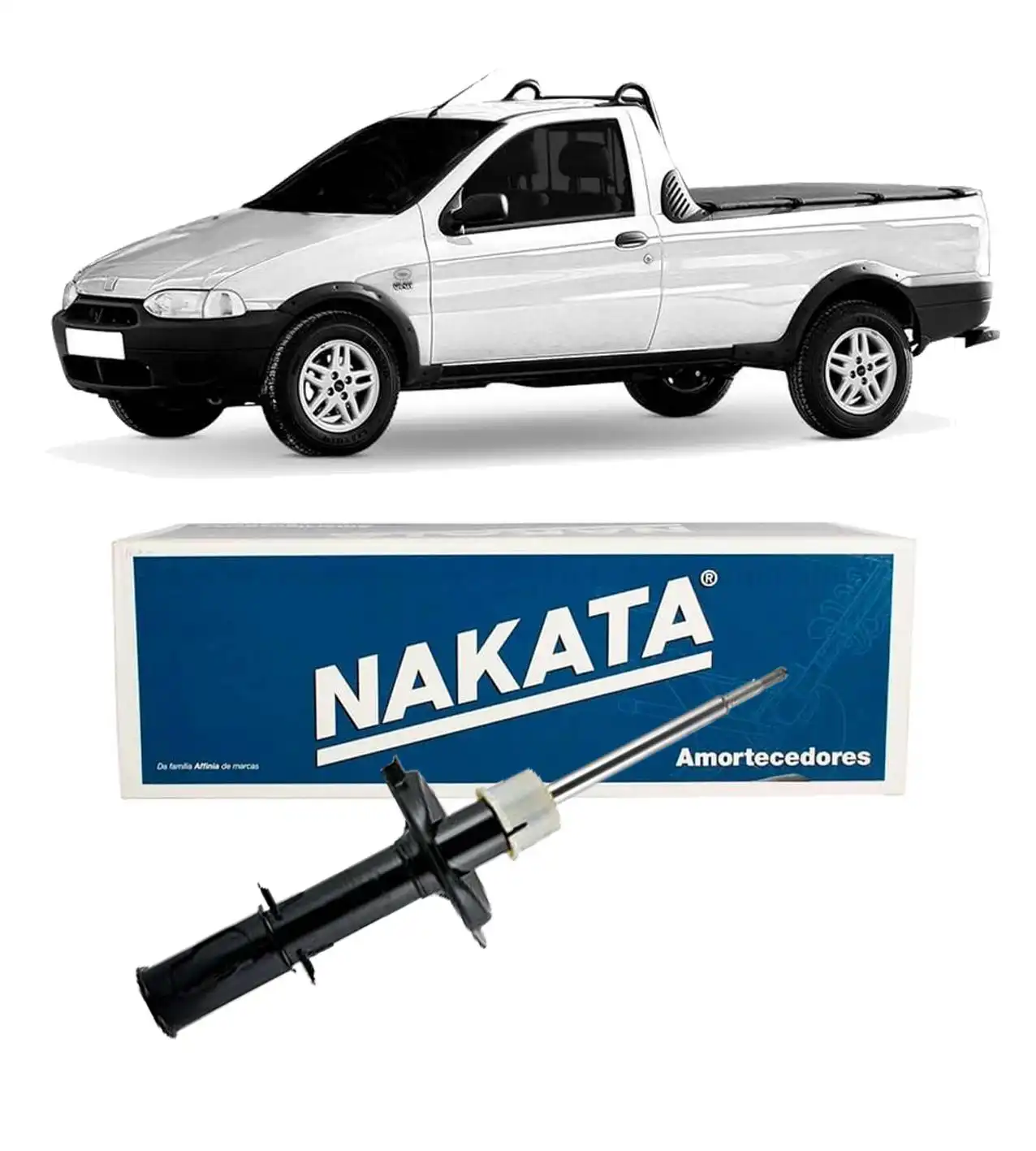 AMORTECEDOR DIANTEIRO FIAT STRADA 1999 A 2001