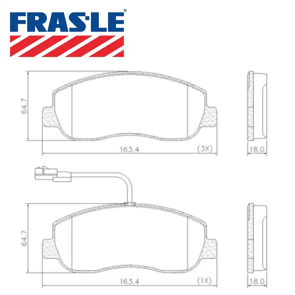 PASTILHA FREIO DIANTEIRA RENAULT MASTER 2.3 2013 A 2026