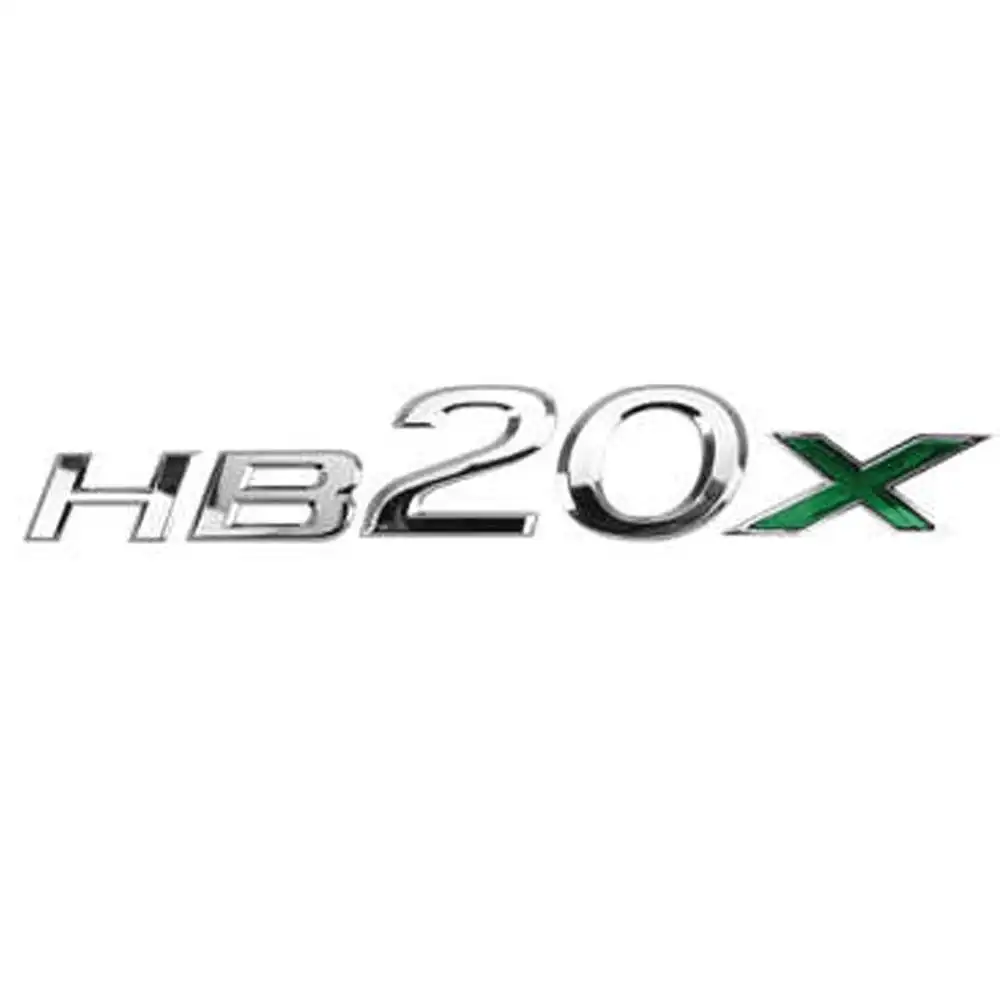 EMBLEMA HB20X 2014 EM DIANTE CROMADO