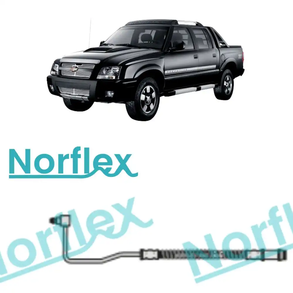 TUBO FLEXIVEL EMBREAGEM S-10 2.8 V6 DIESEL ATE 2011 650MM