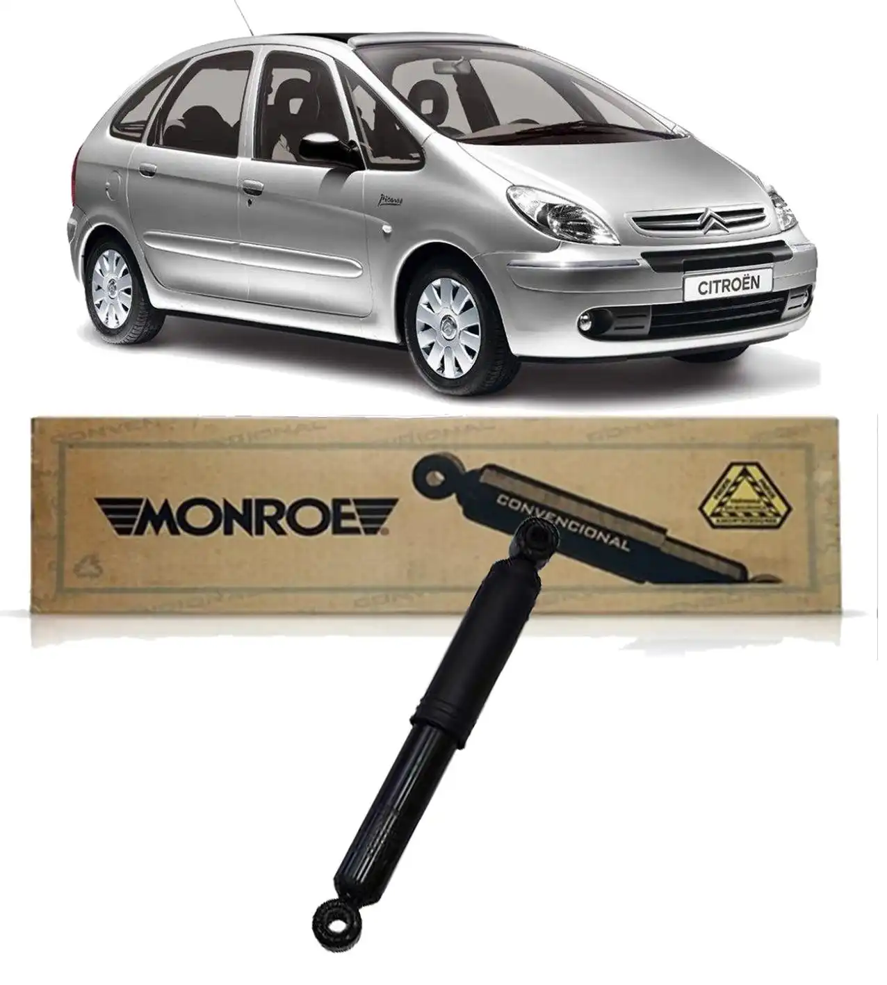 AMORTECEDOR TRASEIRO CITROEN XSARA PICASSO 2001 A 2009