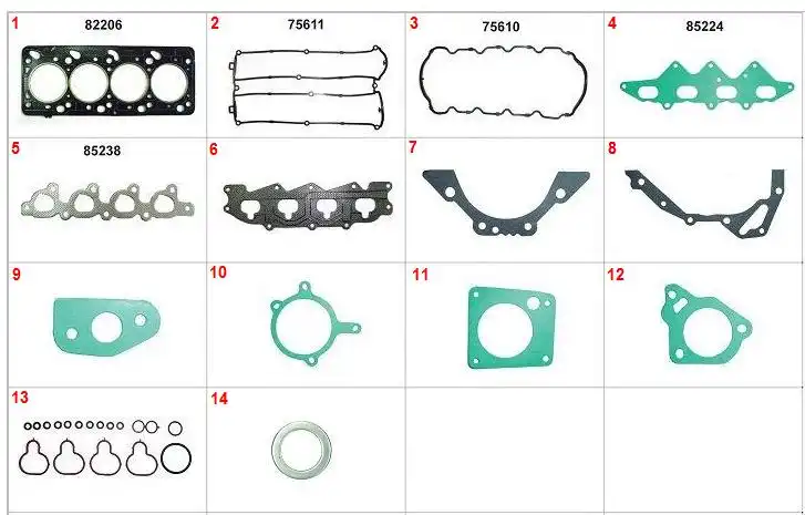 JUNTA MOTOR ESCORT ZETEC 1.8 16V 97/