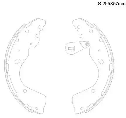 SAPATAS FREIO RANGER 13/ FRONTIER 2.5 07/