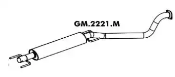 SILENC INTERM VECTRA GT GTX 2.0 16V 2007/2008