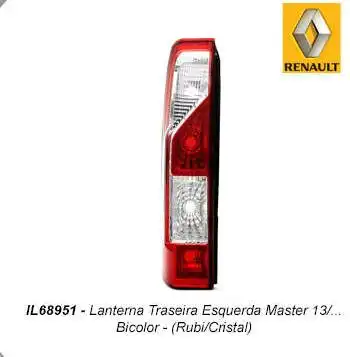 SINAL TRAS RENAULT MASTER 13/ ESQ