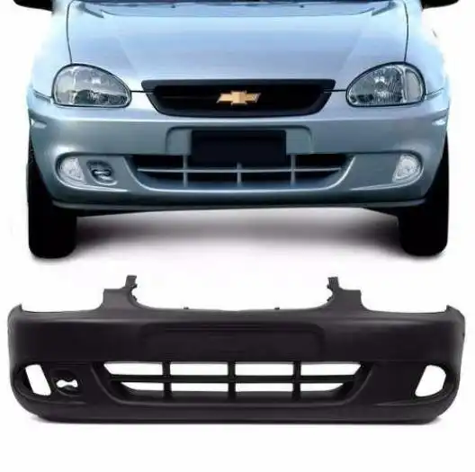 PARACHOQUE DIANTEIRO CORSA 2000 A 2002 PRETO TEXT COM FURO