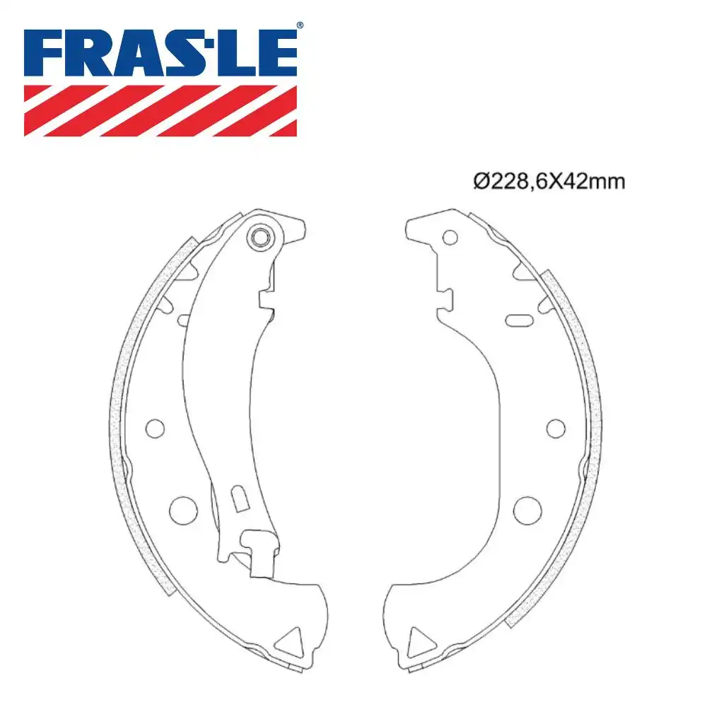 SAPATAS FREIO FIAT DOBLO 1.3 16V 01/DOBLO 1.6 16V 01/ STRADA