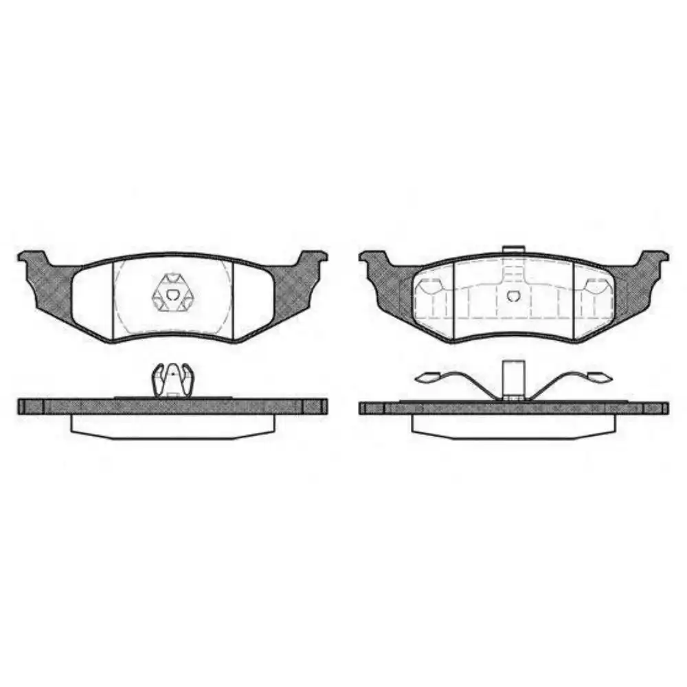 PASTILHA FREIO TRASEIRA PT CRUISER 2001 A 2010