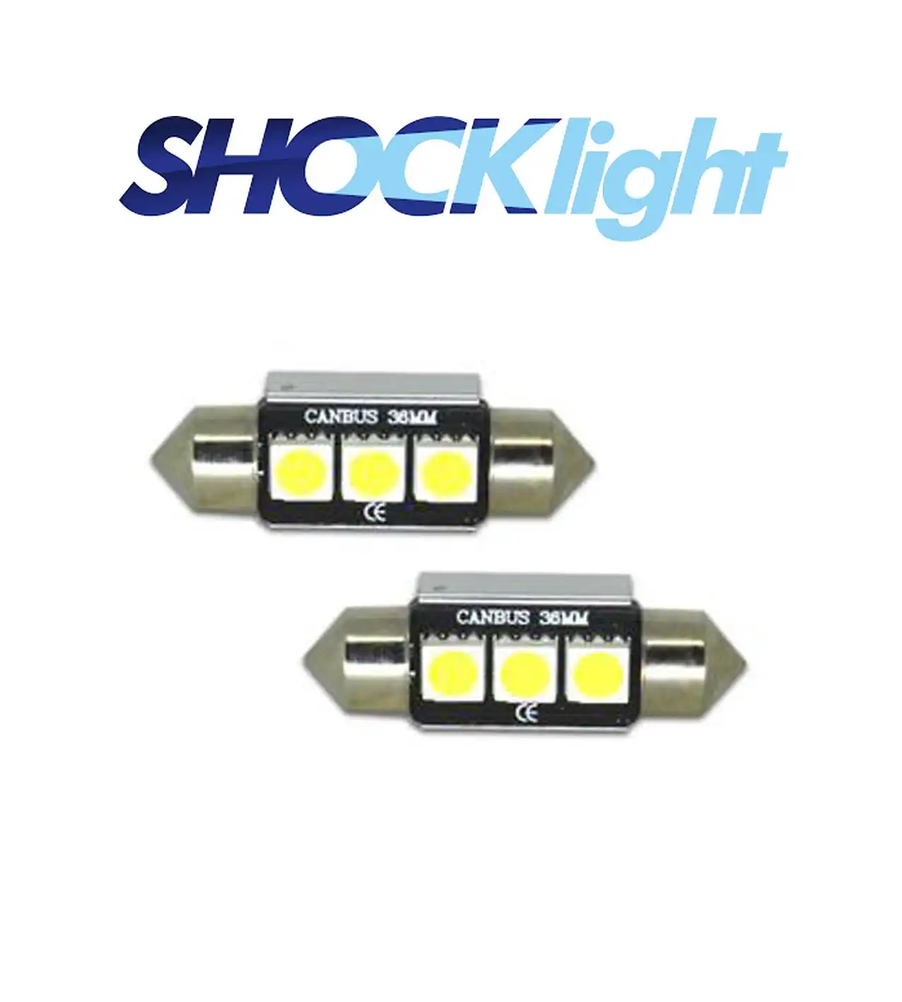 LAMPADA TORPEDO MEDIA (LED) REDONDA 3 LEDS 36MM