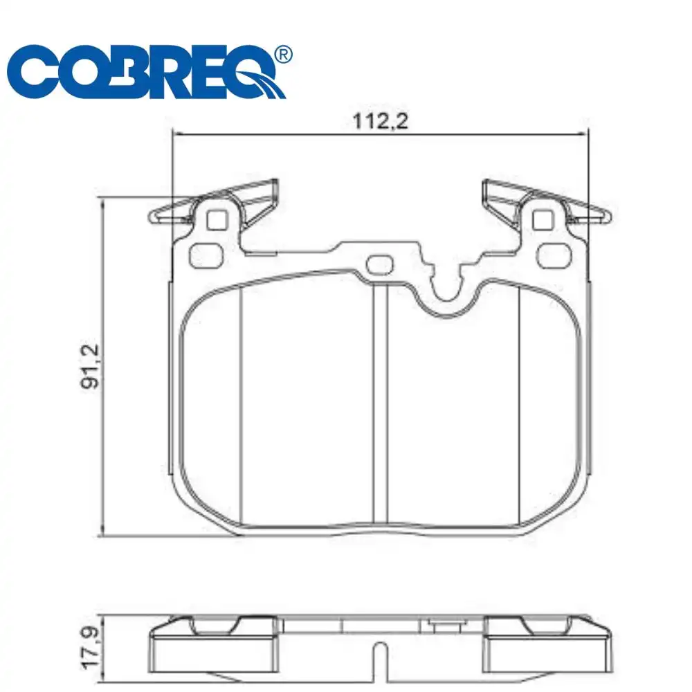 PASTILHA FREIO DIANTEIRA BMW 328I 2011 A 2018