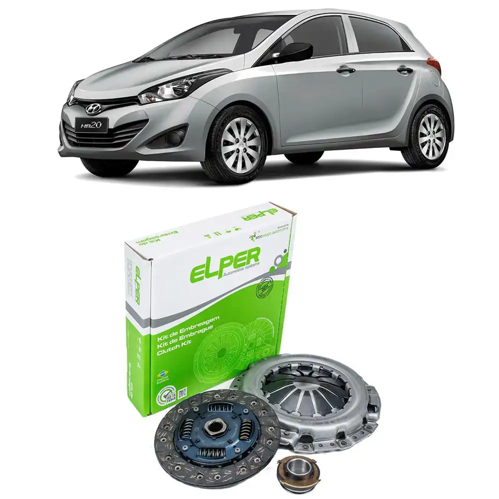 KIT EMBREAGEM HYUNDAI HB20 1.0 2012 A 2019 COM ROLAMENTO