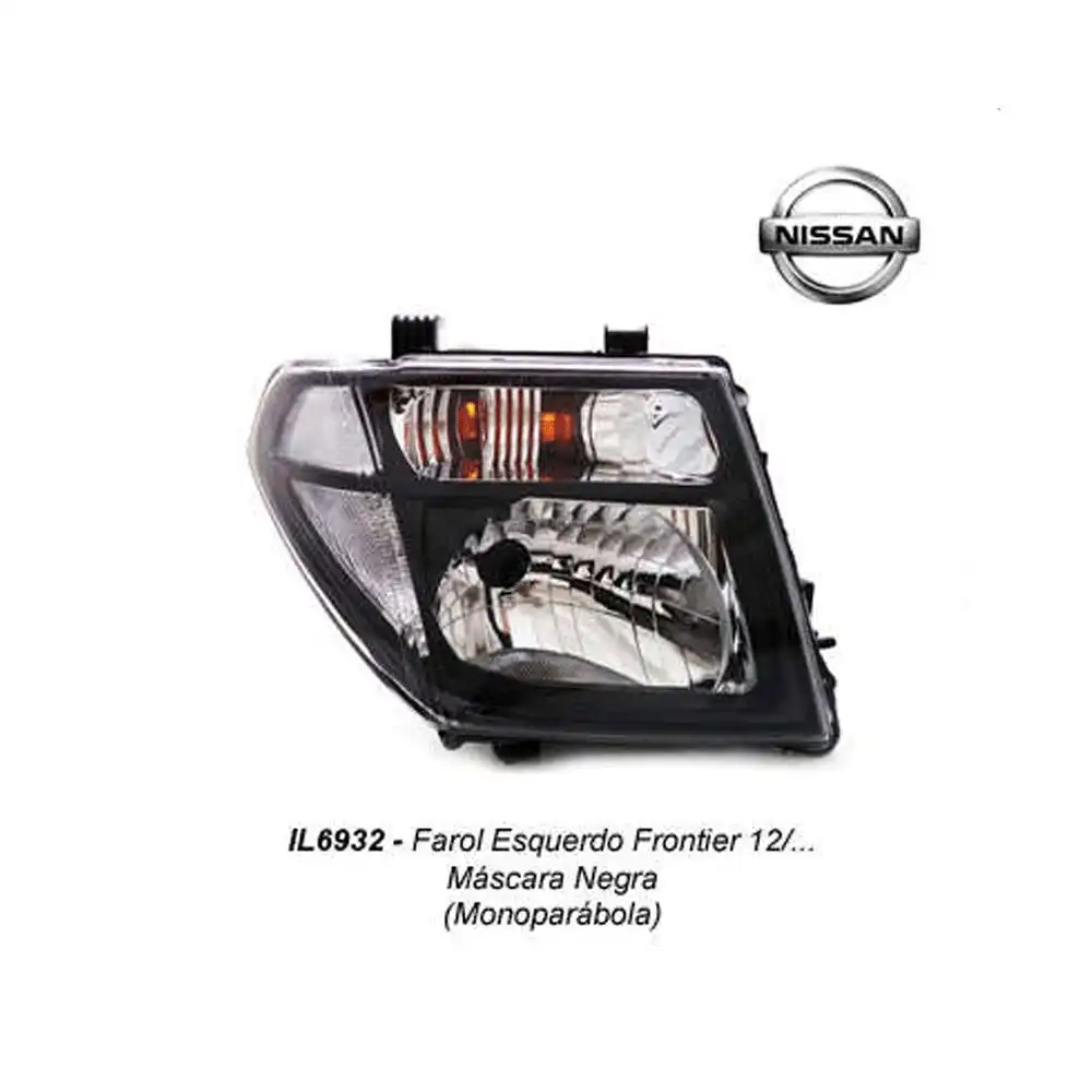 FAROL NISSAN FRONTIER 2012 A 2015 DIR MASC NEGRA