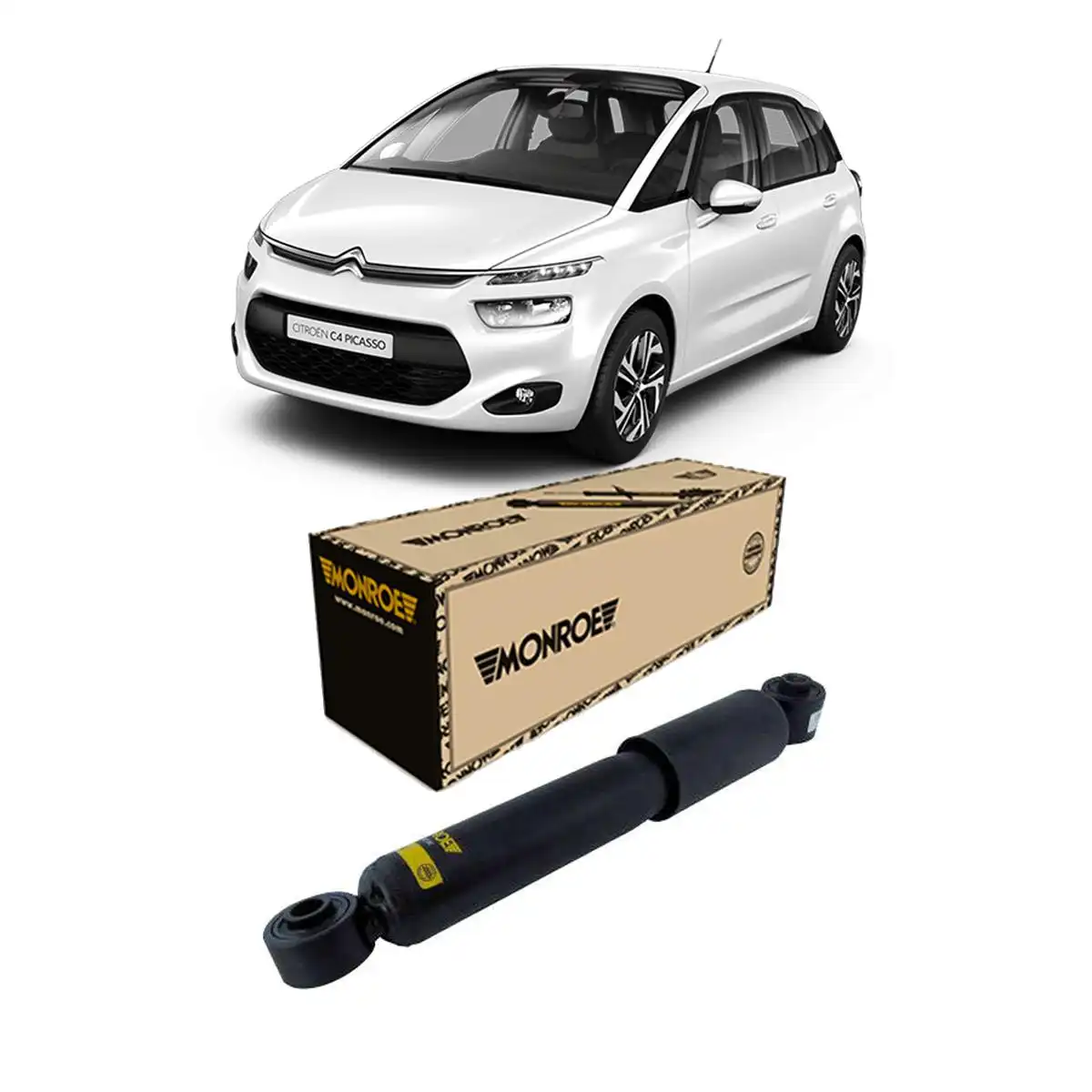 AMORTECEDOR TRASEIRO CITROEN C4 GRAND PICASSO  2008 A 2013