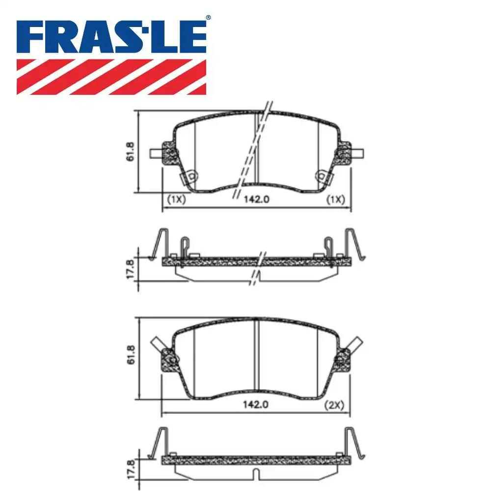 PASTILHA FREIO DIANTEIRA TERRITORY 1.5 16V 2023 A 2025