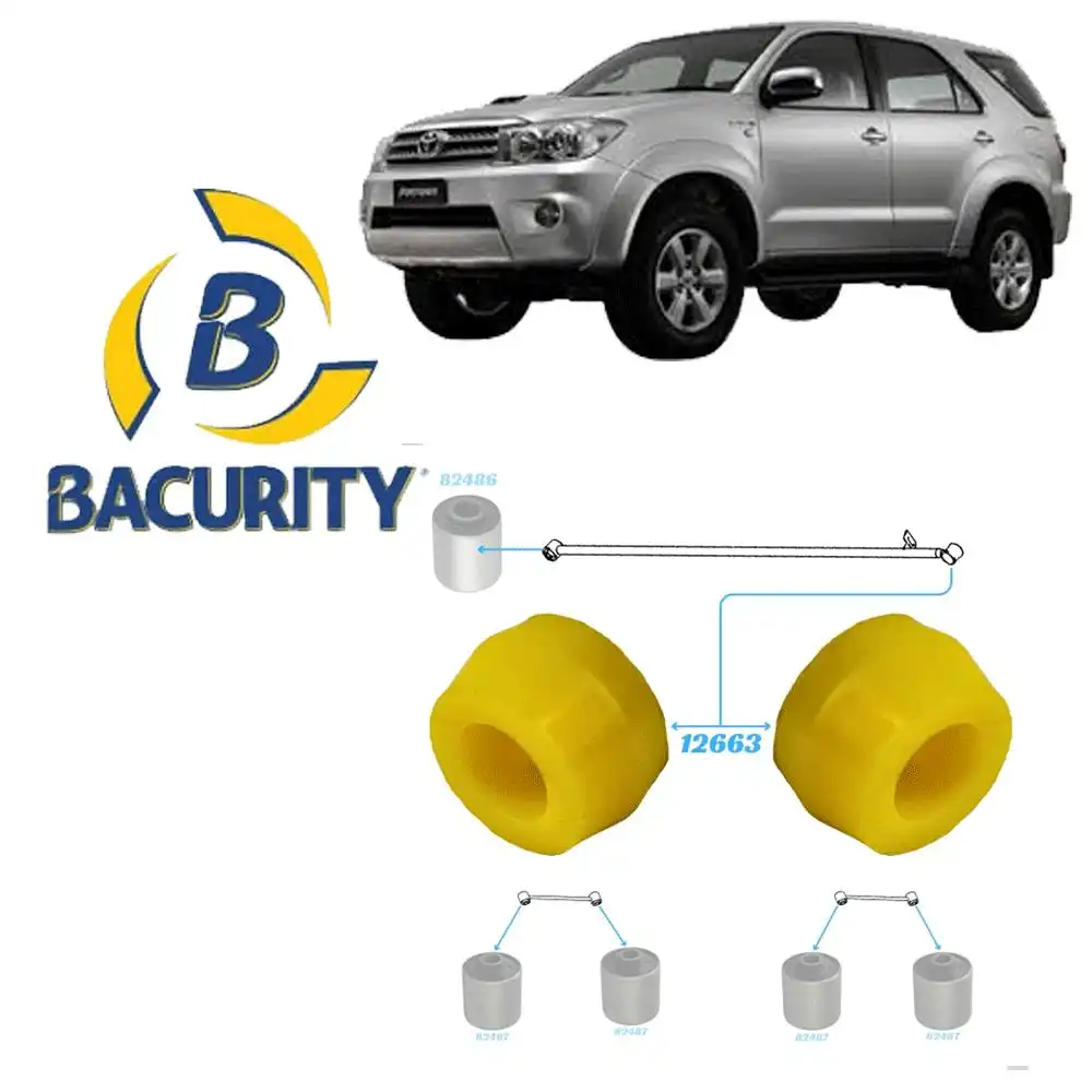 BUCHA BARRA TENSORA TRAS HILUX SW4 2005 A 2015