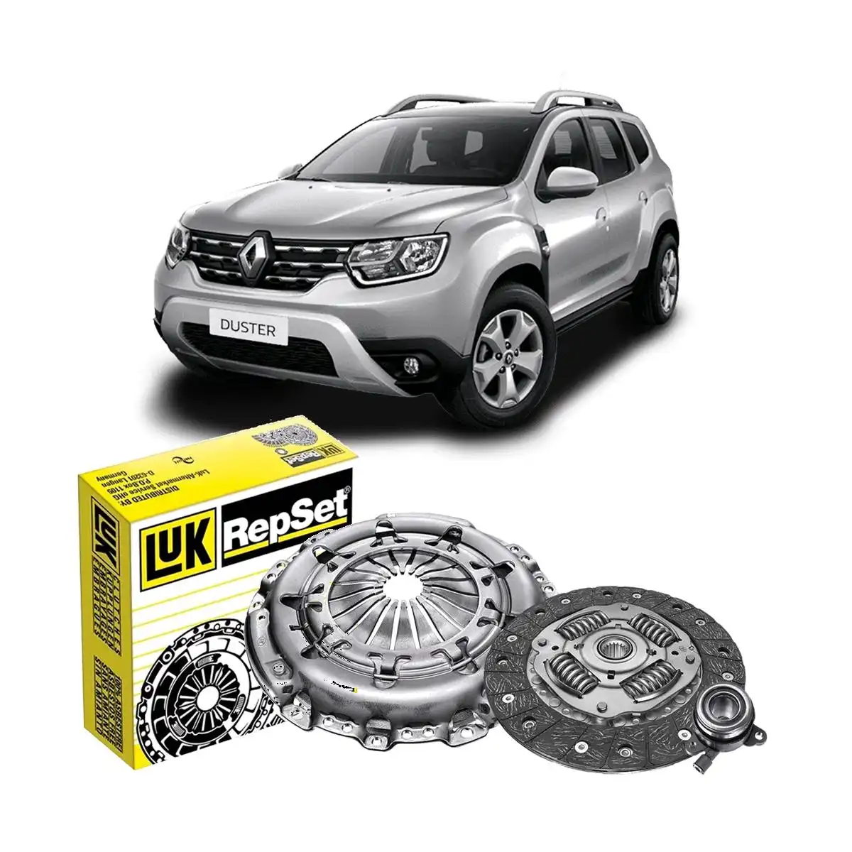 KIT EMBREAGEM RENAULT DUSTER 1.6 16V 2011 A 2015 COM ATUADOR