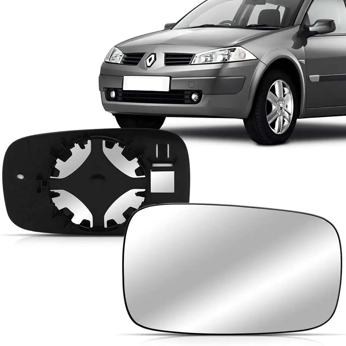 VIDRO ESPELHO RENAULT MEGANE 06/ ESQ