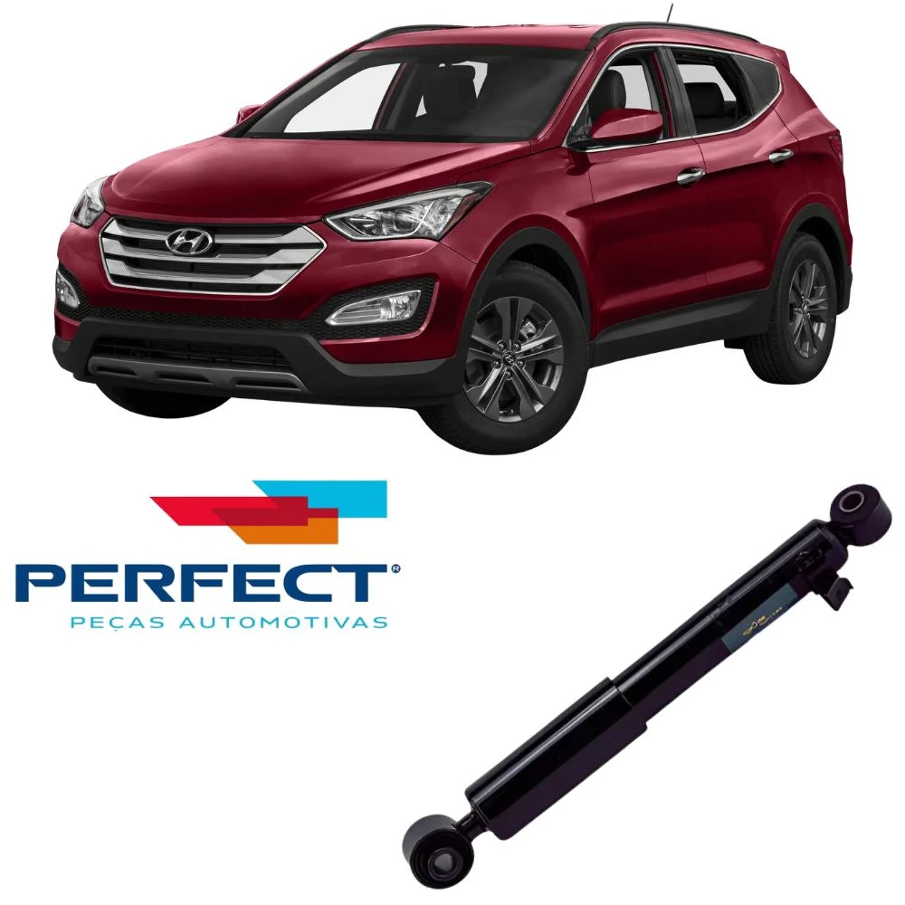 AMORTECEDOR TRASEIRO HYUNDAI SANTA FE 4X4 2013 A 2019 EXCETO