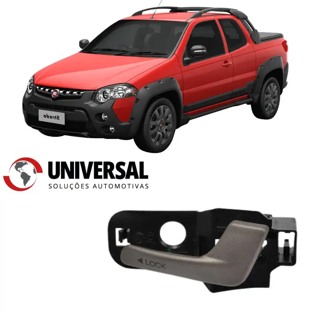 MACANETA INT FIAT PALIO SIENA STRADA 2008/ DIANT DIR GRAFITE