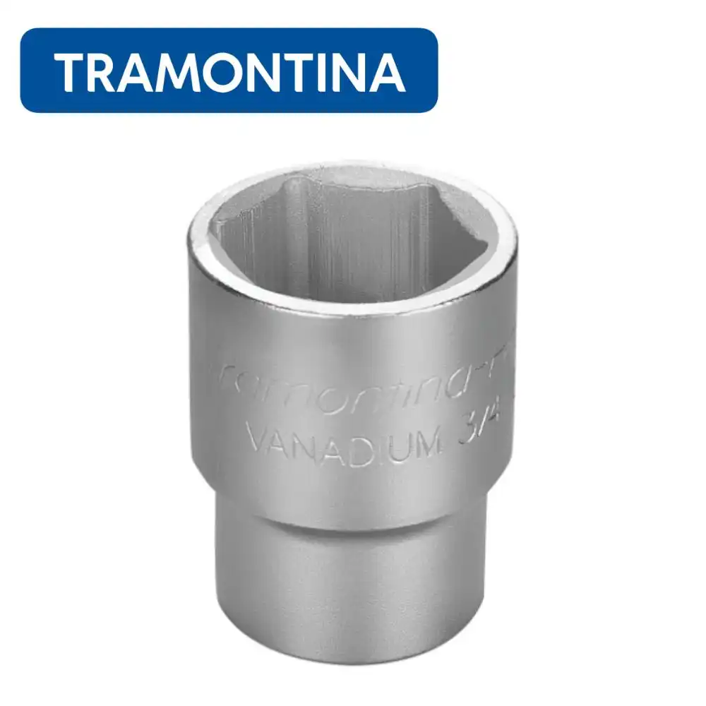 SOQUETE SEXTAVADO 3/4 POL 34MM