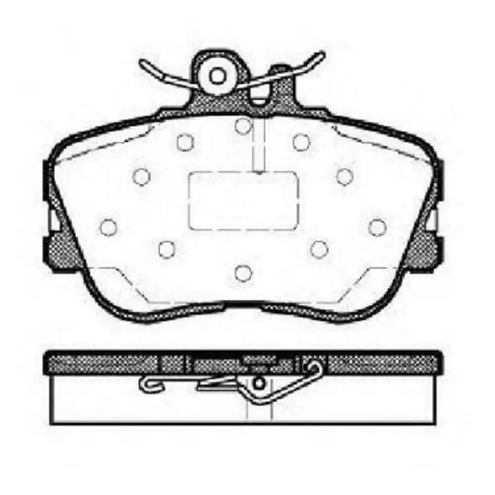 PASTILHA FREIO DIANTEIRA MERCEDES C180 C200 C220 1993 A 2000