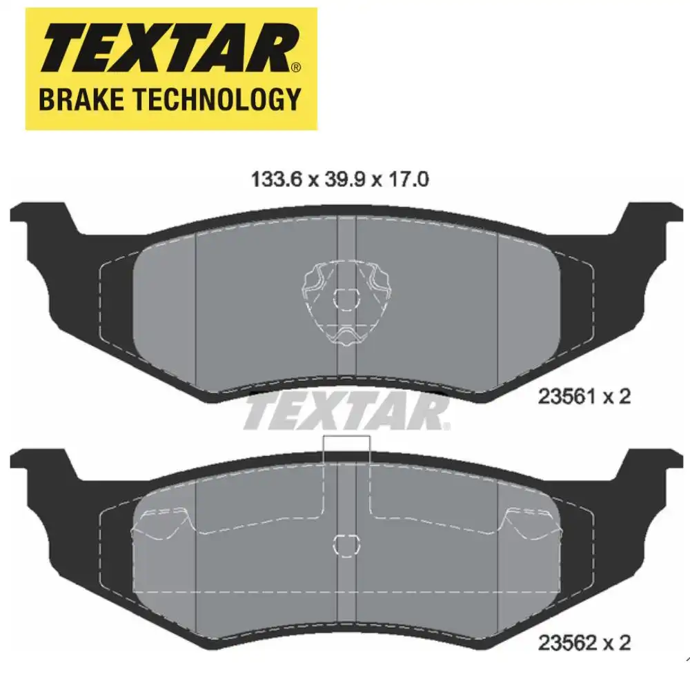 PASTILHA FREIO TRAS CHRYSLER CRUISER 2000 A 2010