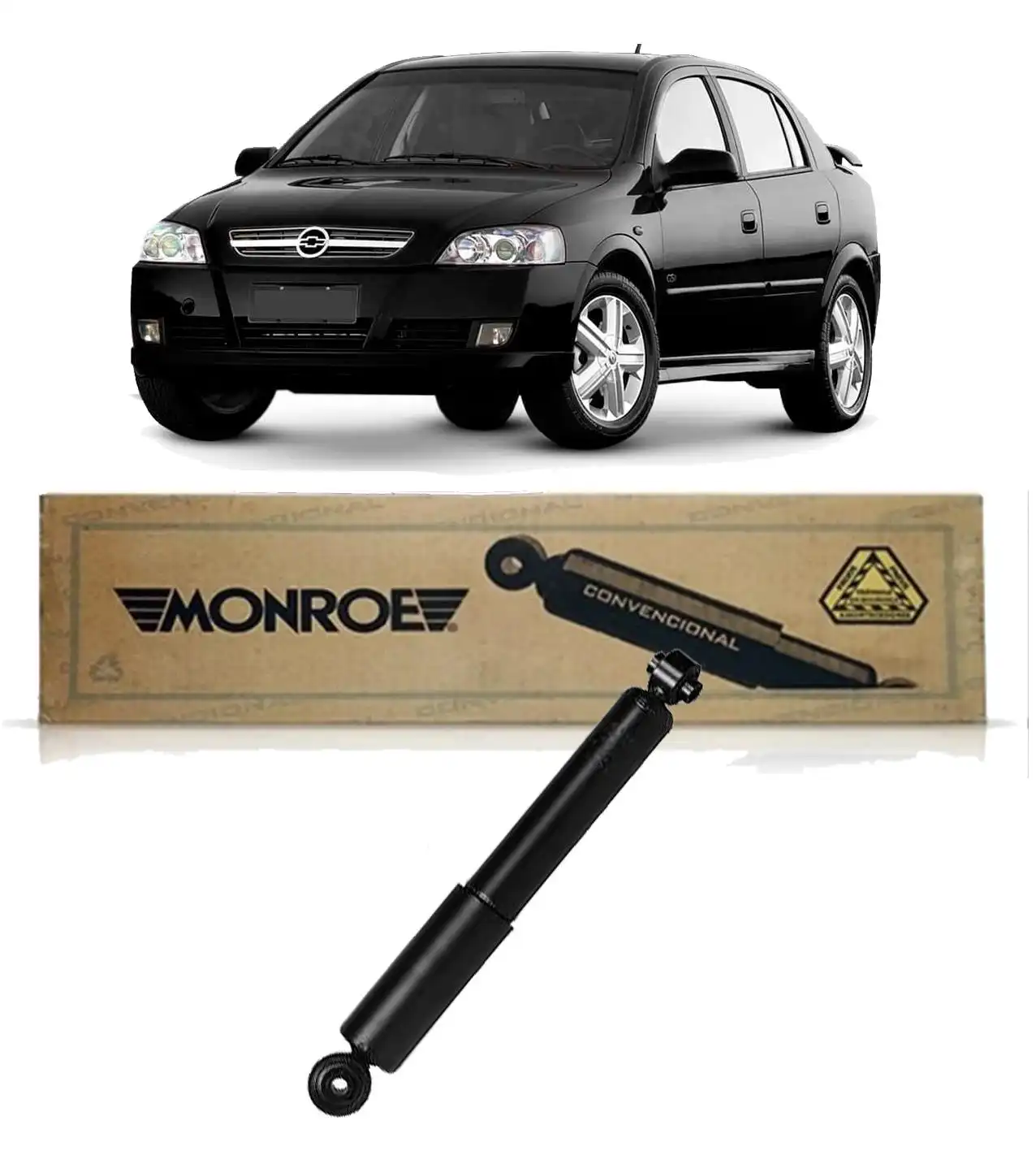 AMORTECEDOR TRASEIRO ASTRA 8/16V 1999 A 2011