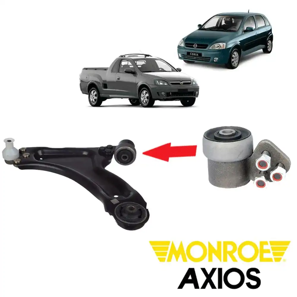 BUCHA BANDEJA DIANTEIRA NOVO CORSA 2002 A 2012 PARTE DIANT