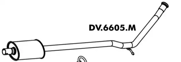 SILENC INTERM KIA PICANTO 1.0 1.1 2005 A 2010 (ANTES DO TRAS