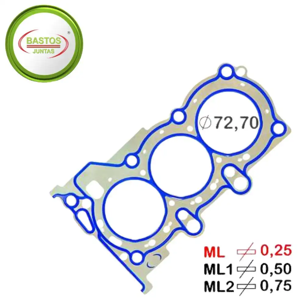 JUNTA CABECOTE HB20 1.0 12V FLEX 2012 ACIMA METAL