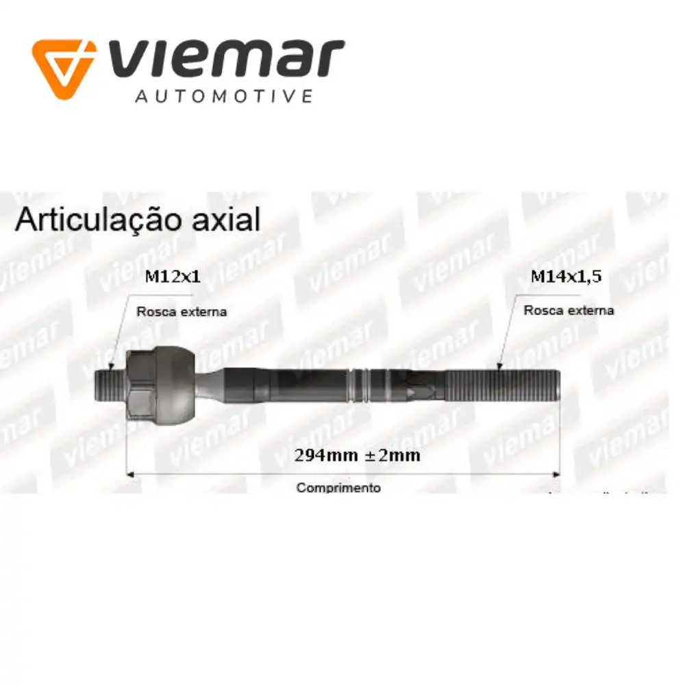 BARRA AXIAL SCENIC 1999 A 2007 DIRECAO HIDRAULICA