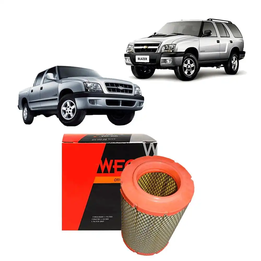 FILTRO AR MOTOR S-10 2.4 8V 2001/