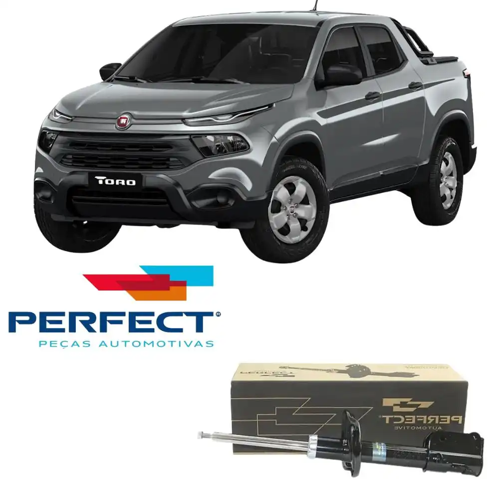 AMORTECEDOR DIANTEIRO FIAT TORO 1.8 2016 A 2021 ESQUERDO