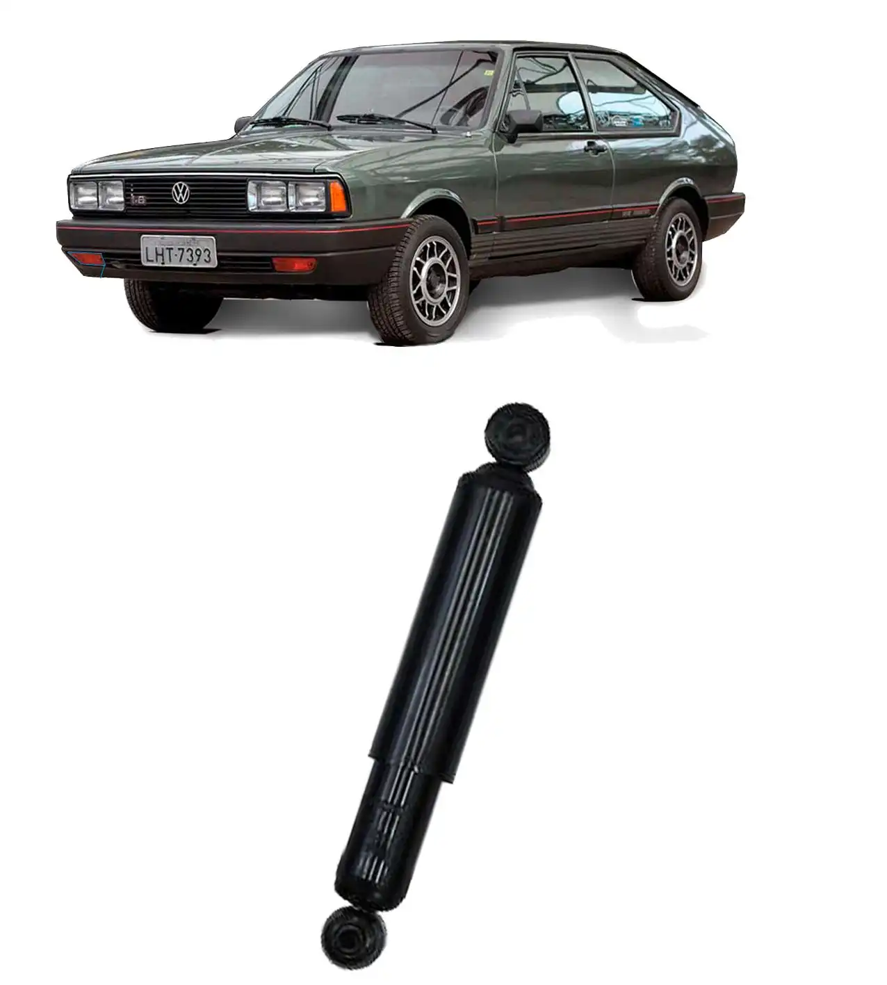 AMORTECEDOR TRASEIRO PASSAT 1974 A 1988 REMANUFATURADO PC