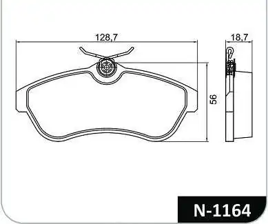 PASTILHA FREIO DIANTEIRA CITROEN C3 1.4 1.6 16V 2002/ SISTEM