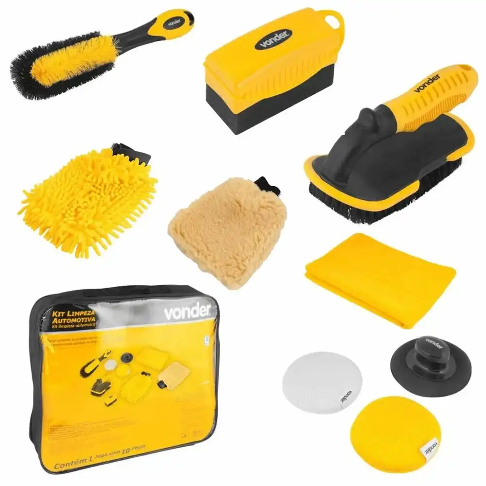 KIT LIMPEZA VONDER 10 PECAS