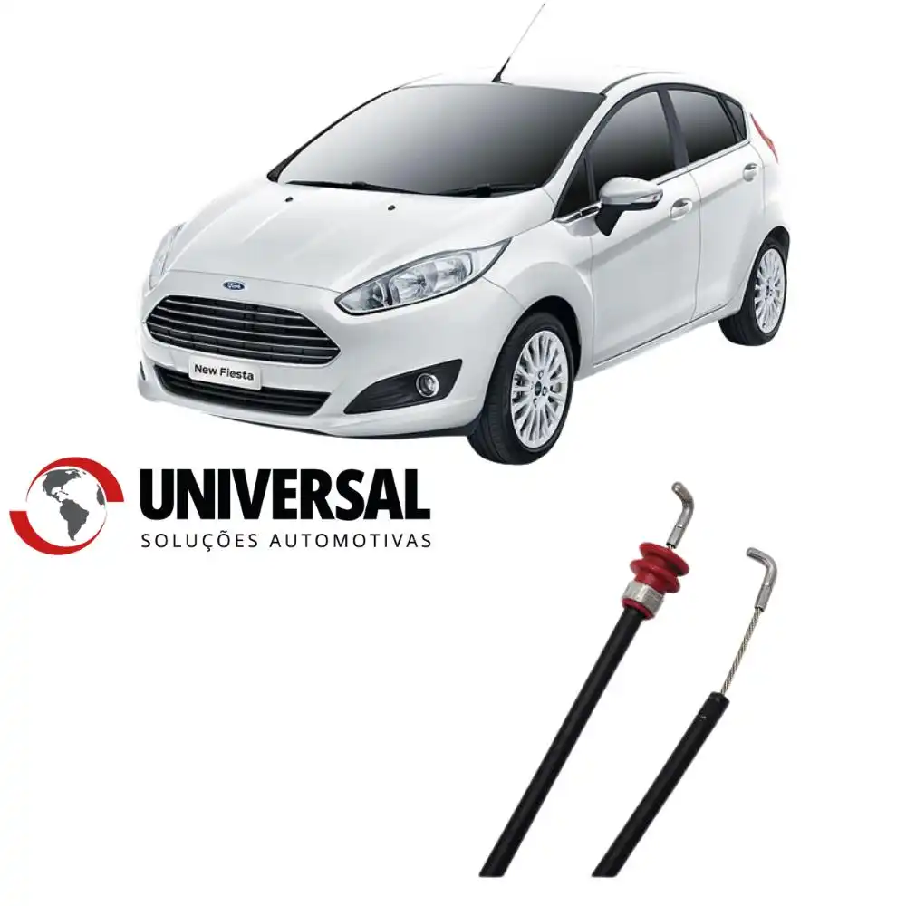 CABO FECHADURA PORTA MALAS FIESTA 2002 A 2014 4P