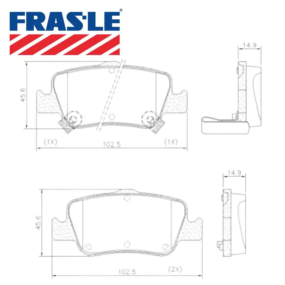 PASTILHA FREIO TRASEIRA TOYOTA COROLLA 2009 A 2019 CERAMICA
