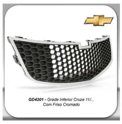 GRADE RADIADOR CRUZE 11/14  INF C/ MOLDURA CROMADA