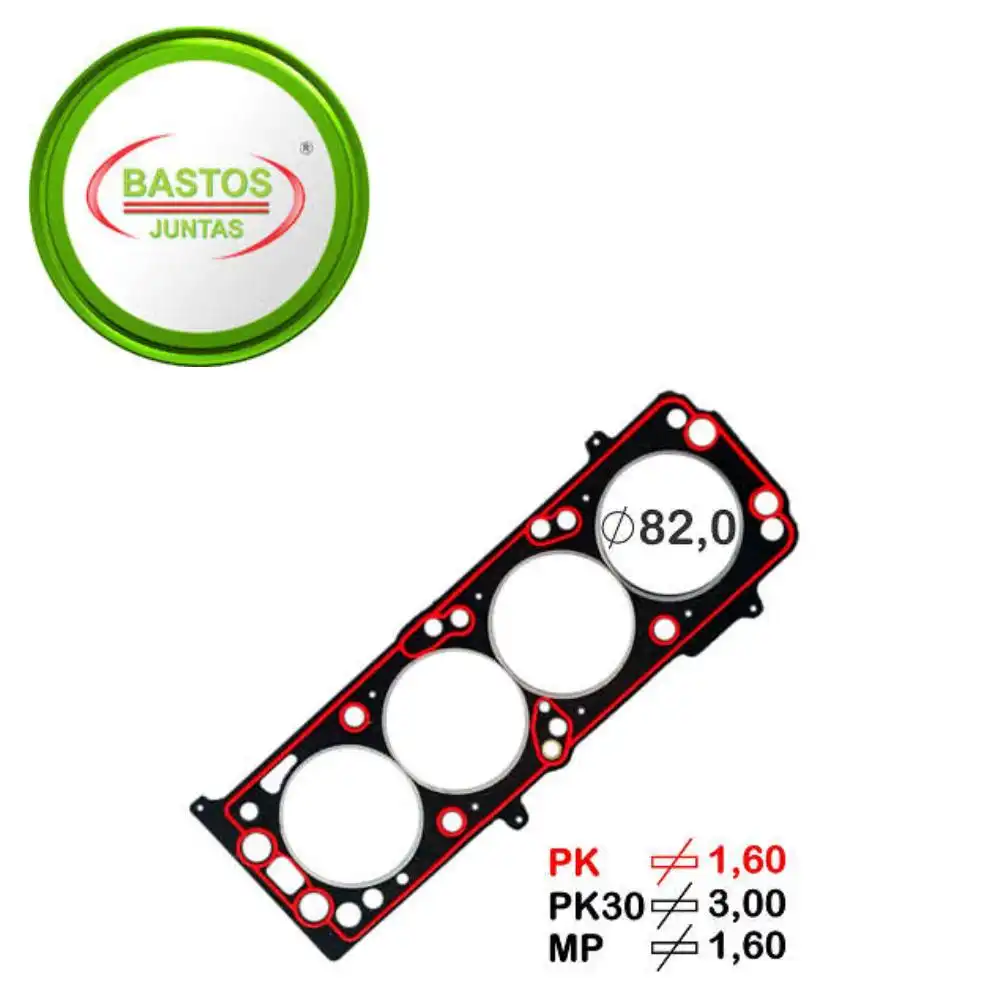 JUNTA CABECOTE CORSA 1.6 8V 1995 A 2010 FIBRA