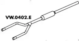 TUBO INTERM GOL AR C/ABAF