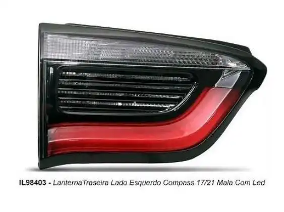 SINAL TRAS JEEP COMPASS 2017 A 2020 C/LED ESQ (MALA)