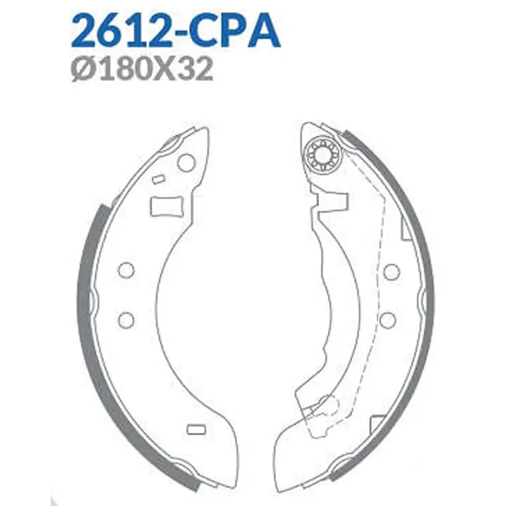 SAPATAS FREIO ESCORT 83/ APOLLO