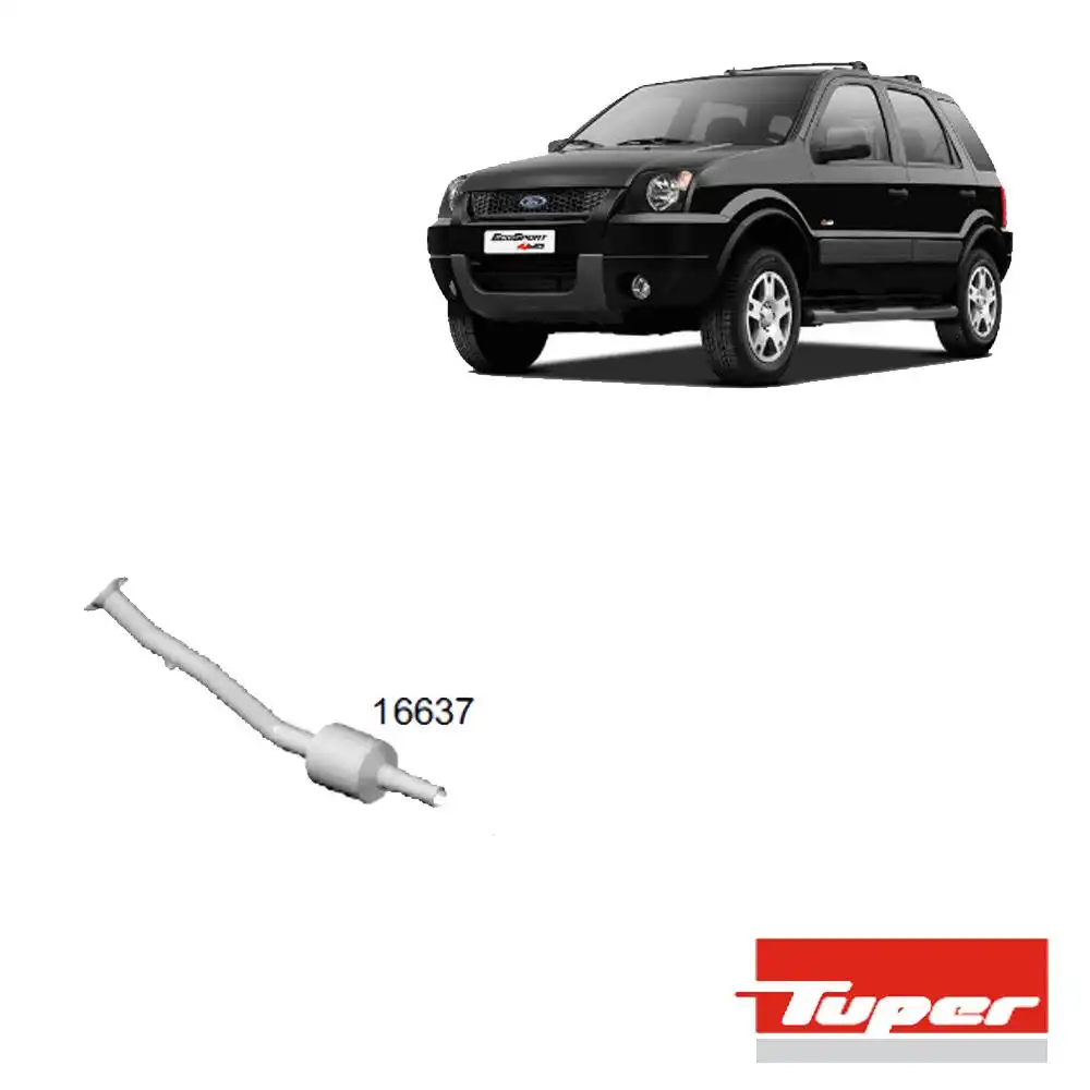 CANO SAIDA MOTOR ECOSPORT 1.6 2003 A 2008 COM CATALISADOR