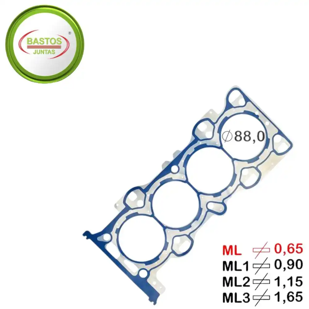 JUNTA CABECOTE ECOSPORT 2.0 16V FLEX 2008 A 2021 METAL