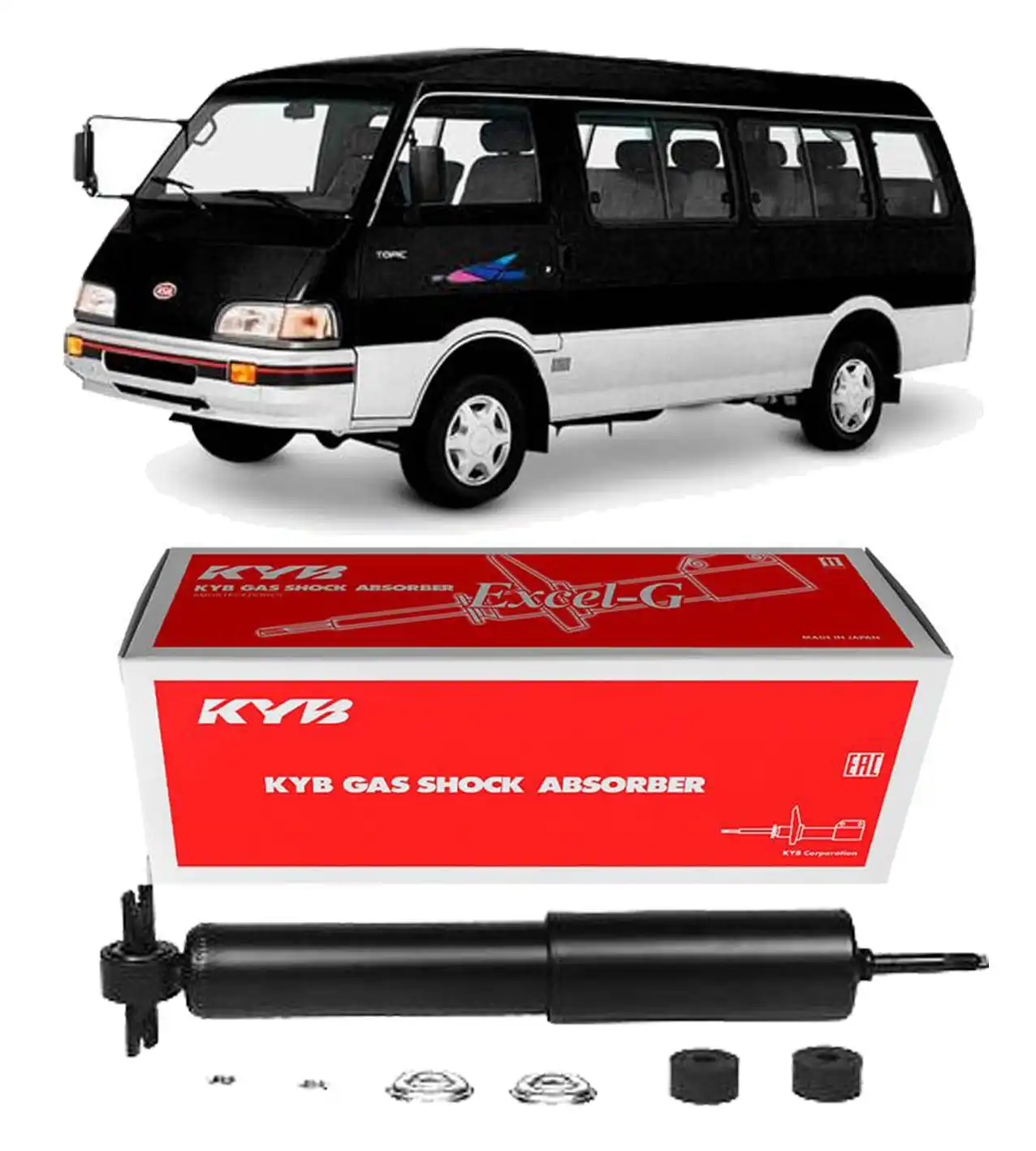 AMORTECEDOR DIANTEIRO ASIA TOPIC 1993 A 1999