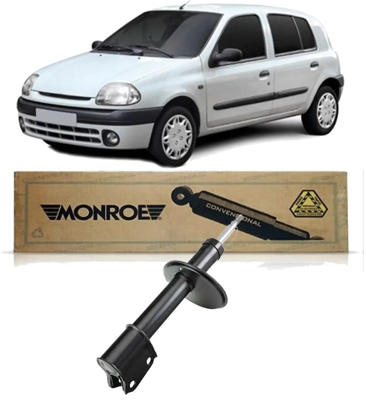 AMORTECEDOR DIANTEIRO RENAULT CLIO 1999/ TDS MODELOS ANTIGOS