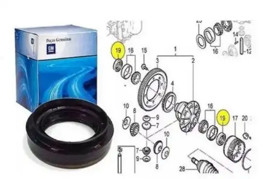 RETENTOR LATERAL CORSA TDS 94/ CELTA 01/ ASTRA 99/ MONTANA