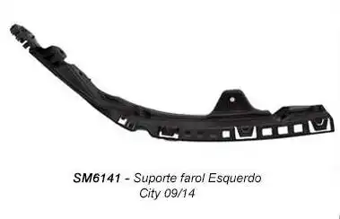 ACABAMENTO FAROL CITY 2009 A 2014 ESQ