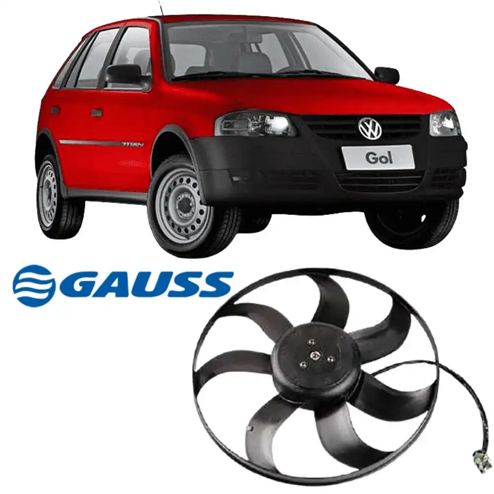 ELETRO VENTILADOR RADIADOR GOL G5 1.0 1.6 2008/ C/AR